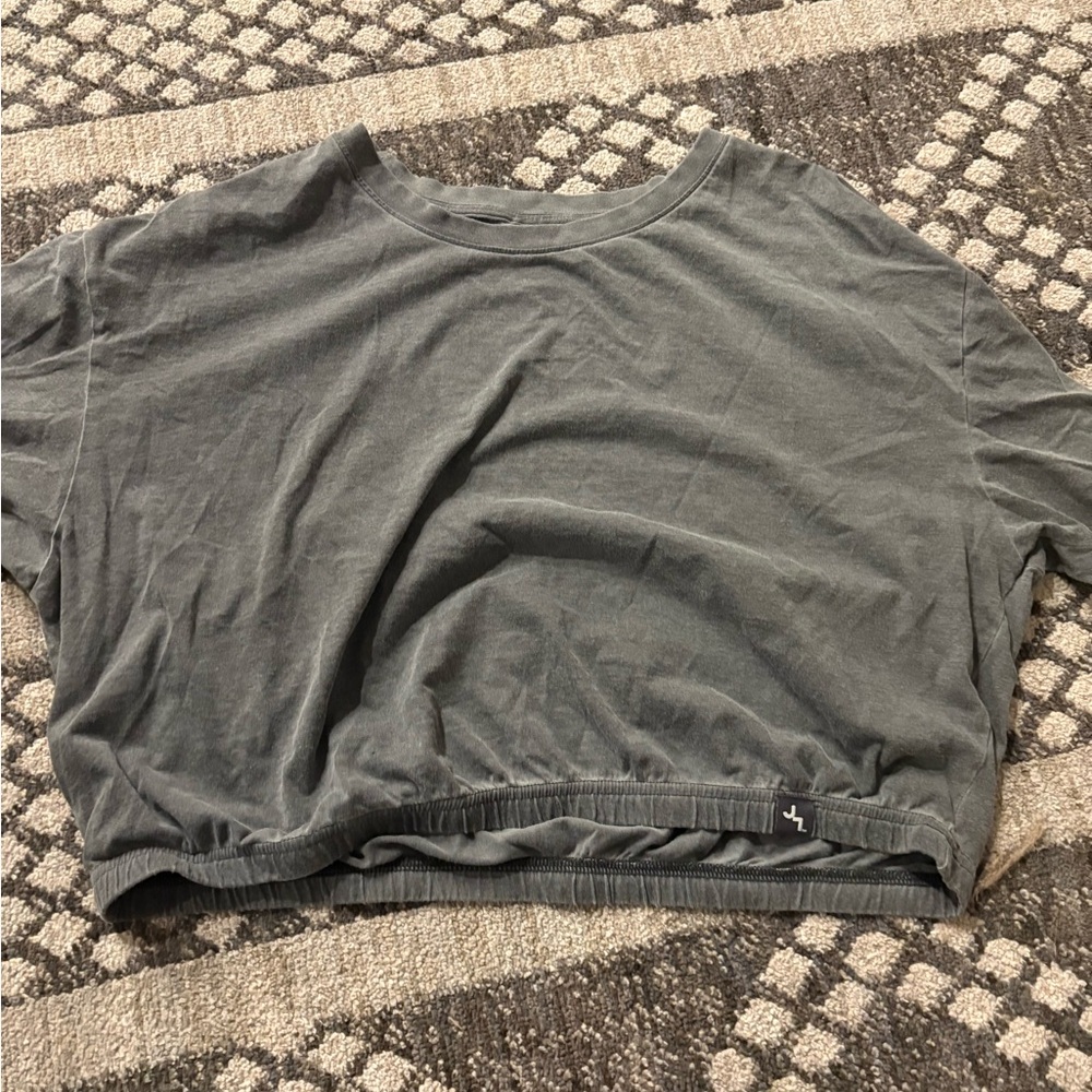 JoyLab Charcoal Gray Crop Top